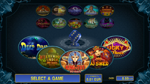 DIAMOND GAMES Premium V Game Selector