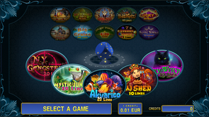 DIAMOND GAMES Premium V Game Selector